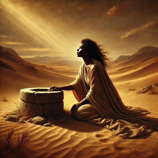 hagar at the well
