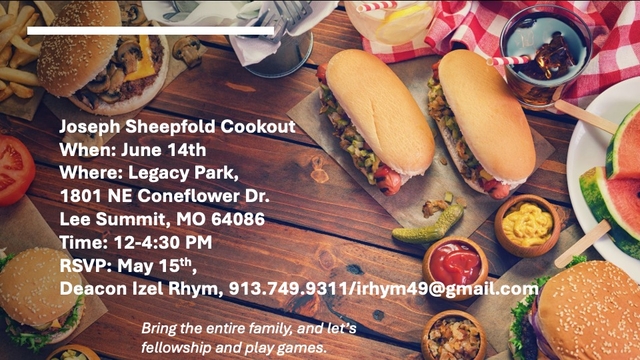 Joseph Sheepfold Cookout.jpg