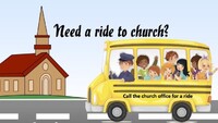 Need A Ride To Church