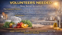 Volunteers for Culinary 2026