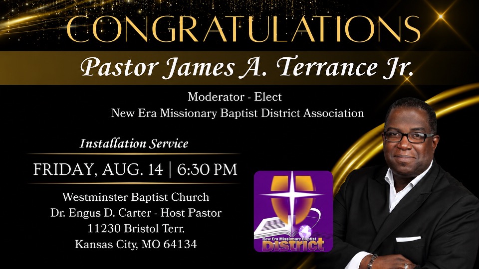 Congratulations Pastor Terrance 2026