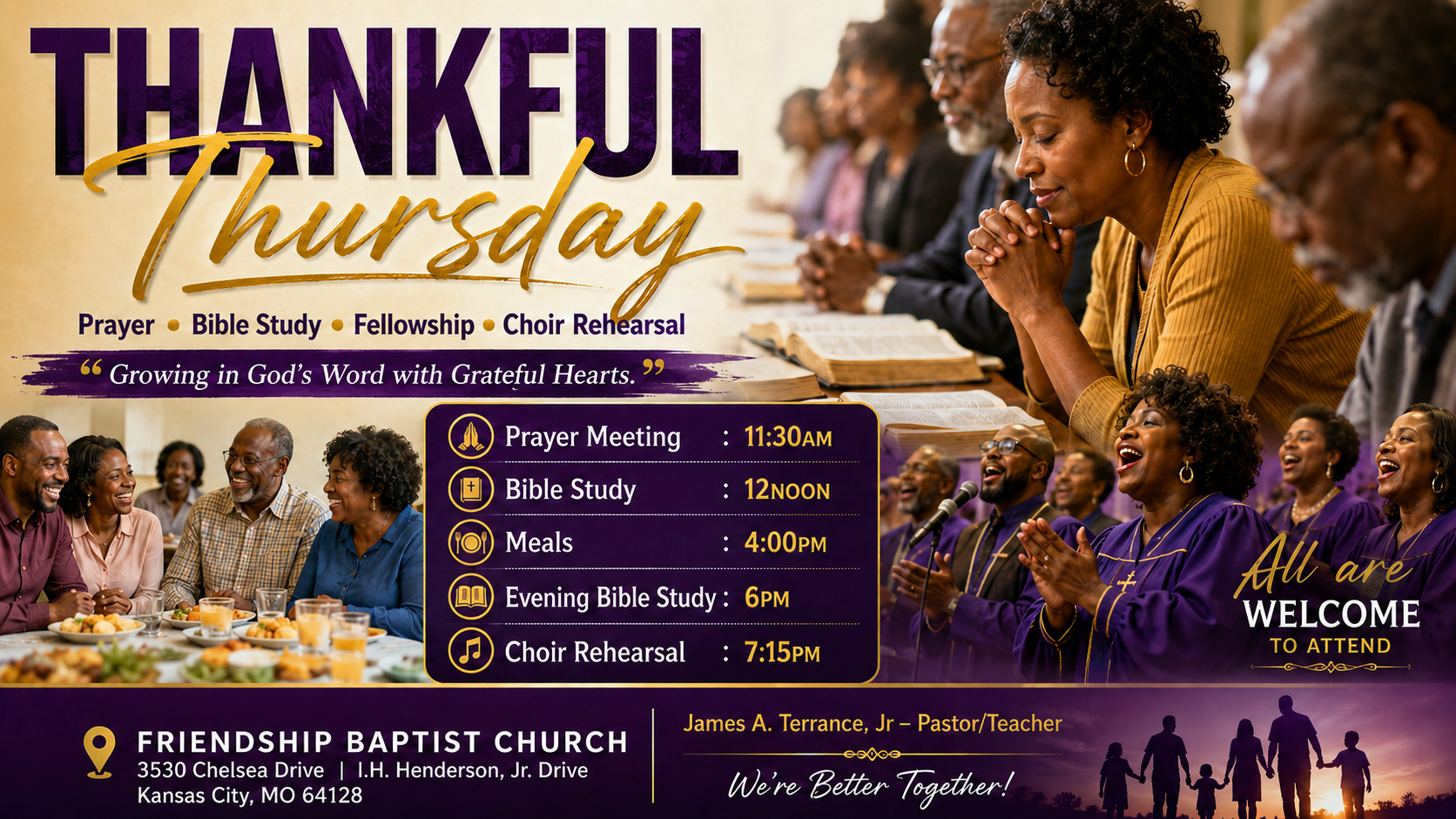 Thursdays' Bible Study