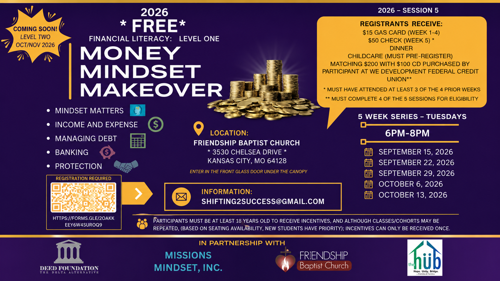 Money Mindset Sep 15th 2026