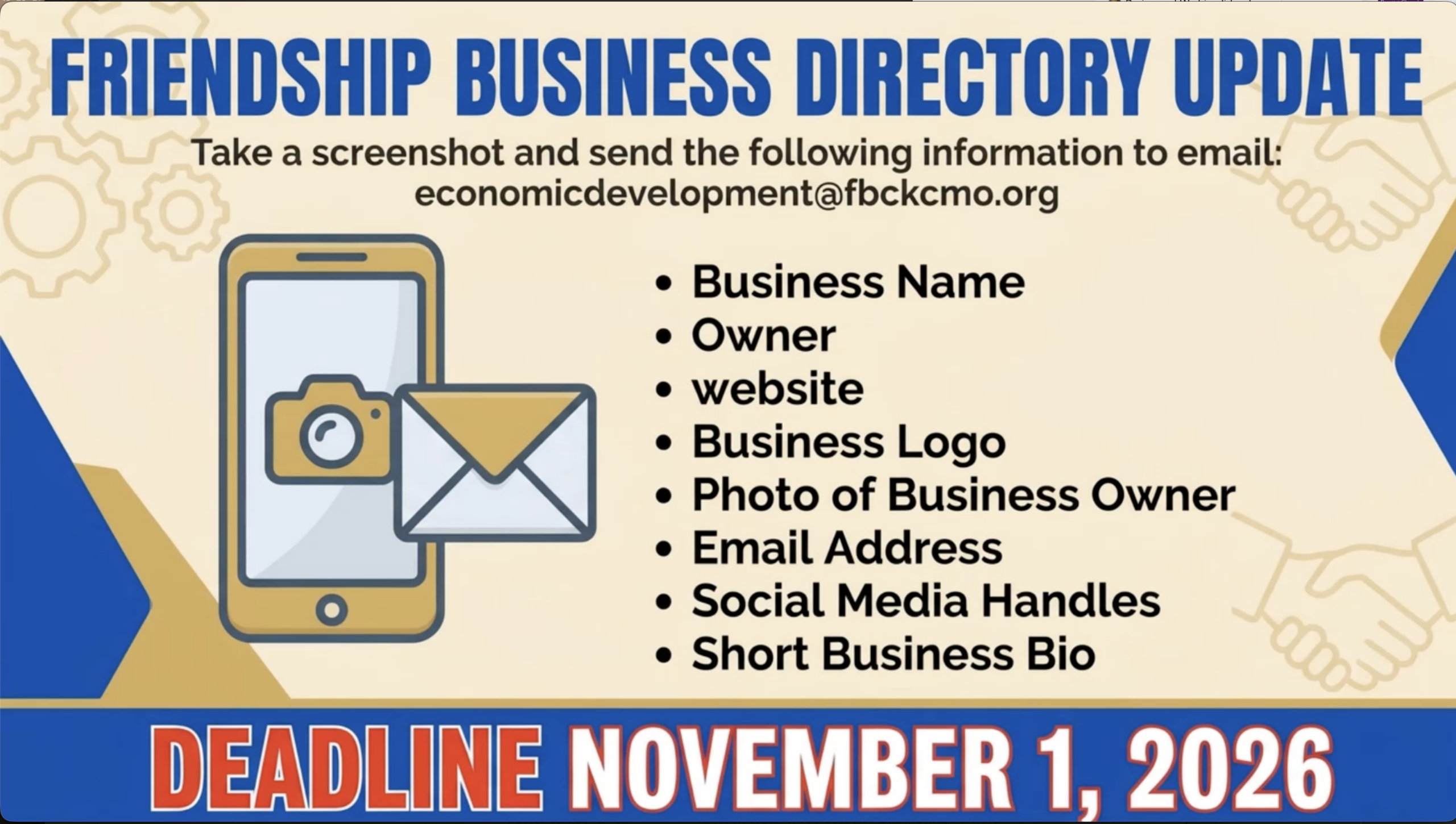 Business Ddirectory Update